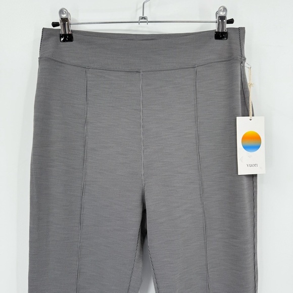 Vuori Lux Rib Split Bootcut Legging Pant in Heather Grey Size L - Picture 12 of 12